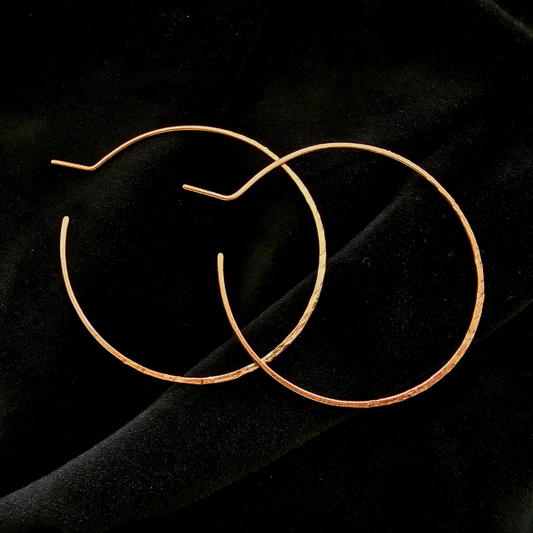 Textured Hoop | Earrings