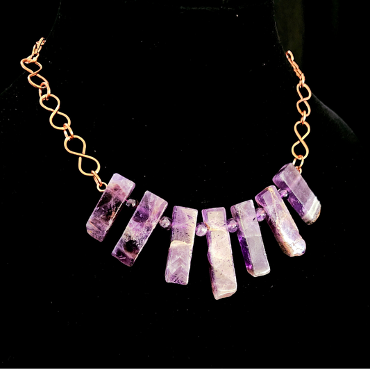 Long Stone Bib | Necklace